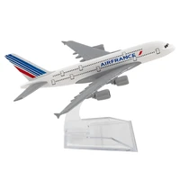 1400 scale aircraft airbus a380 air france 16cm alloy plane model toys children kids gift for collection