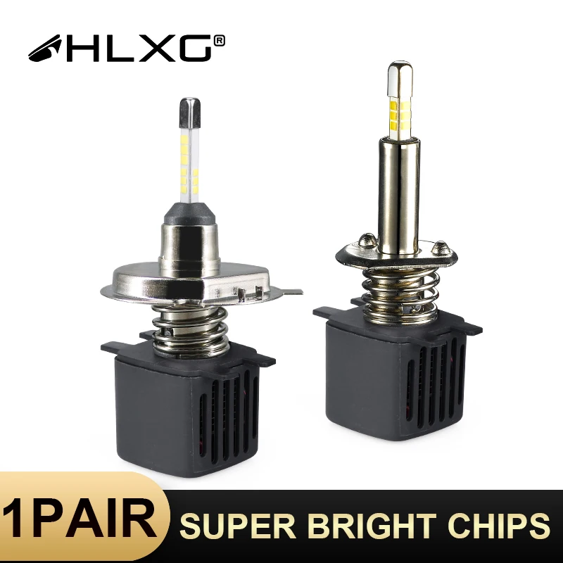 HLXG h7 led 360 ° 4 стороны 80 Вт 15000LM мини SAMSUNG чипы H4 H1 LED H8 H11 9006 HB4 9005 HB3 Светодиодные