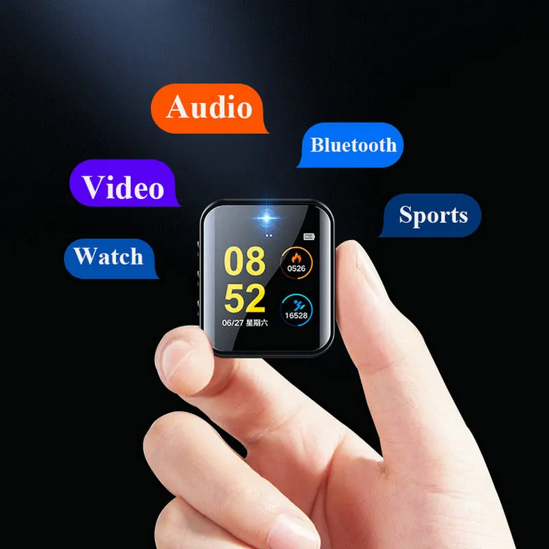 Мини камера HD 1080P Часы Диктофон Bluetooth MP3 плеер видеонаблюдение звукозаписывающее