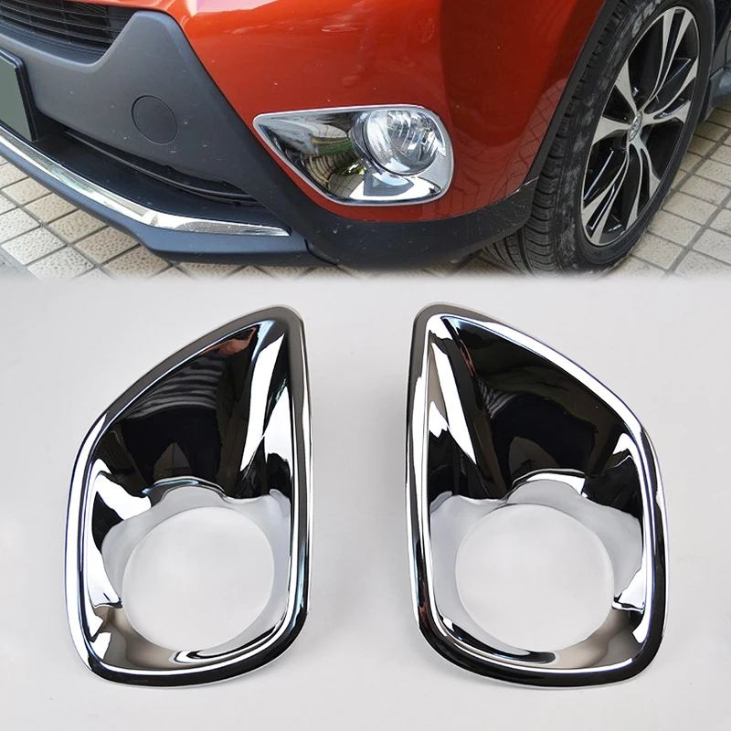 Для Toyota RAV4 2013 2014 2015 хромированный передний бампер противотумансветильник ры