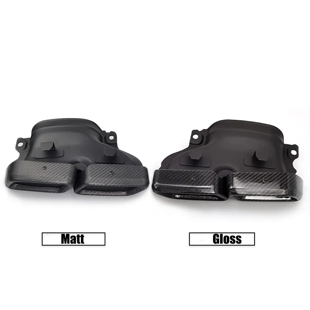 

Exhaust Muffler Tip For Mercedes Benz All Cars W205 C180 C200 C260L C63 AMG Carbon Fiber Tailpipe Rear Air Vent Tail Pipe Outlet
