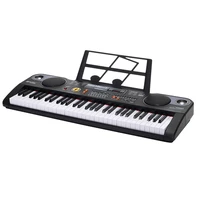 full pack 61 key portable multifunctional musical eletronic keyboard musical gift for beginner early education kids music train