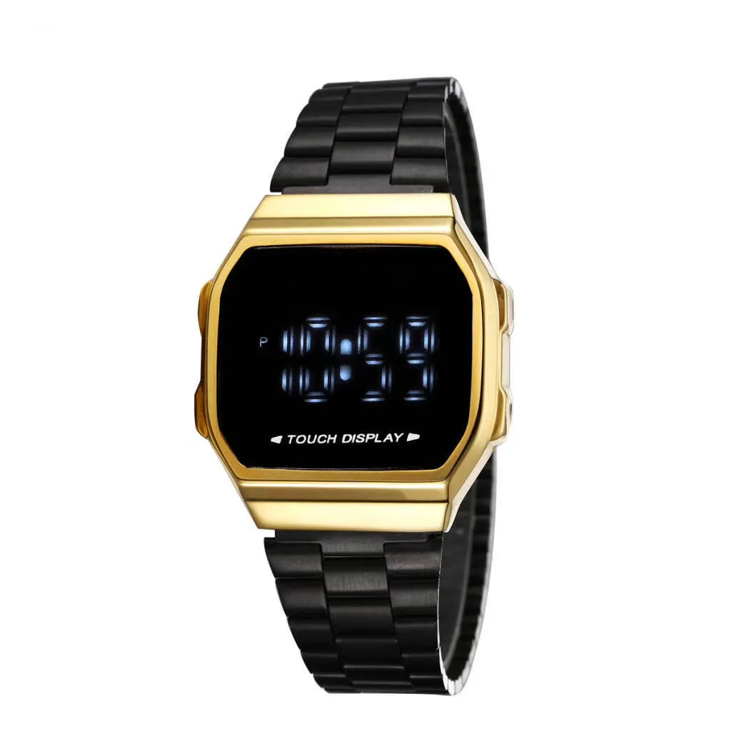 

Спортивные Мужские кварцевые цифровые часы, автоматический сенсорный экран, высокое качество, водонепроницаемый и ударопрочный, мировое в...