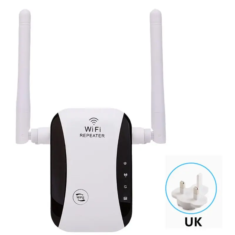 

WiFi Repeater US UK EU AU Plug Range Extender 2.4GHz High Speed Booster