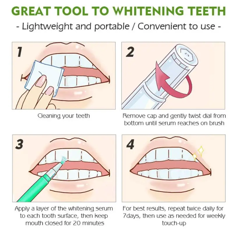 

Teeth Whitening Pen Cleaning Remove Tooth Plaque Stains Whitening Hygiene Dental Gel N3K3