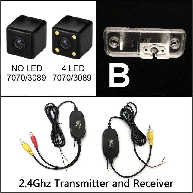 B wireless n Camera Для Mercedes Benz CLS SLK clk-класс C219 W219 R171 W209 A209 C209 Автомобильная резервная парковочная камера заднего вида HD ночного видения - Color Name: B wireless n Camera