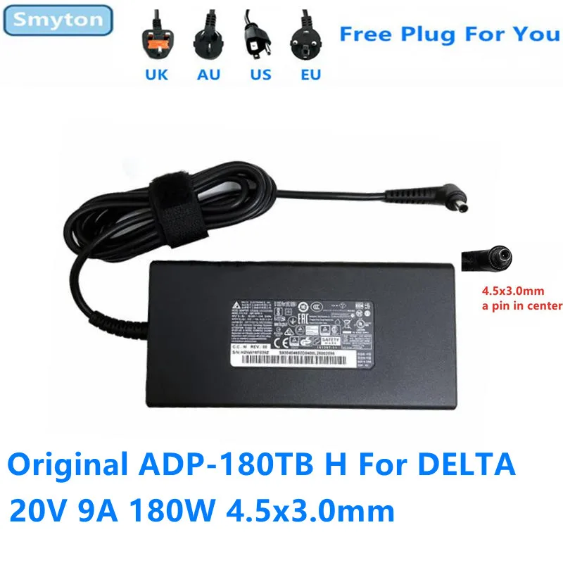 Оригинальный адаптер переменного тока DELTA ADP-180TB H 180 Вт для MSI 20 в 9A GF75 тонкий блок