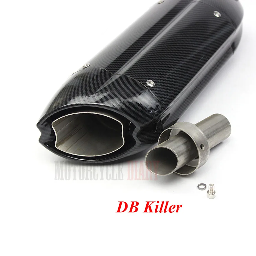 51 мм Универсальный мотоциклетный выхлопной трубы моторный глушитель