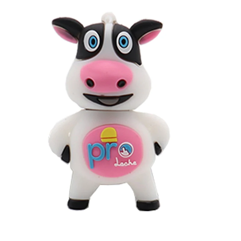 Флэш - накопитель 4 ГБ 8 16 32 64 милая бычья животная карта памяти флэш- | Компьютеры и