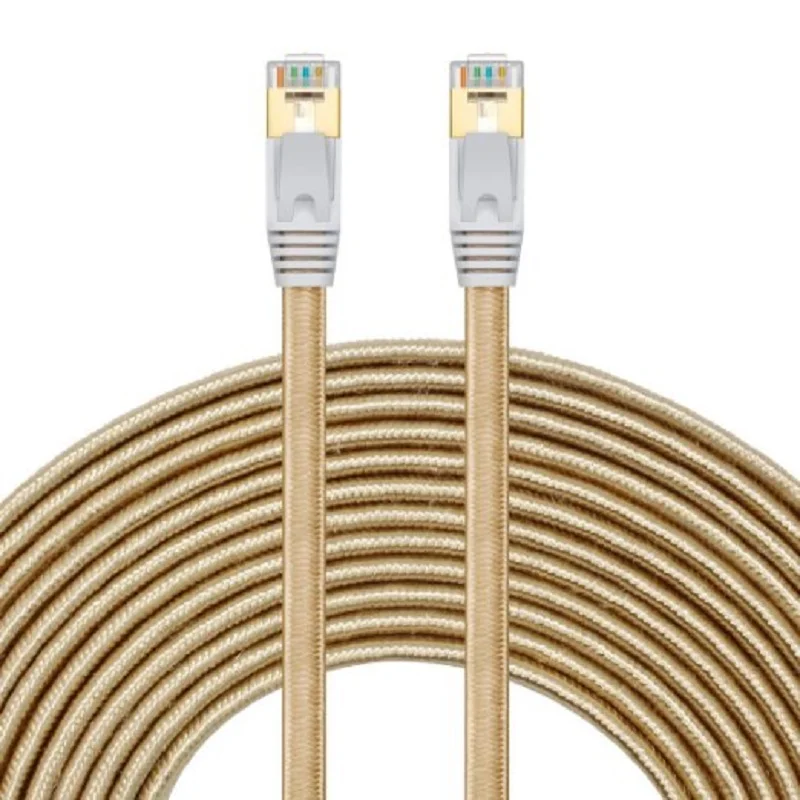 Сетевой Ethernet-Кабель 2ft3ft 6ft 10ft 0 5 m 1m 1 2m 3m 5m 10m 20m соединительный плоский кабель CAT7 RJ45