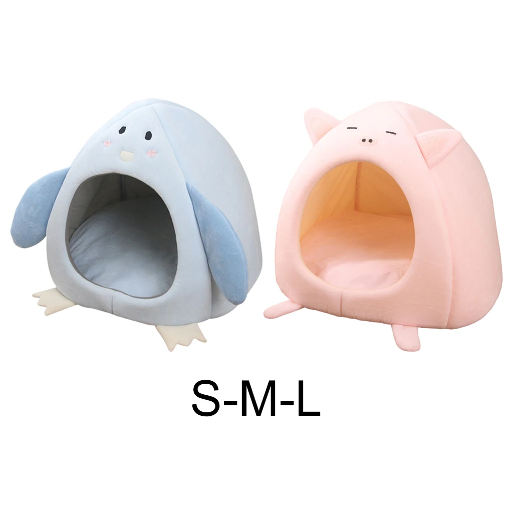 

Теплый удобный домик для домашних животных, мягкая Лежанка для щенков, Лежанка для домашних питомцев