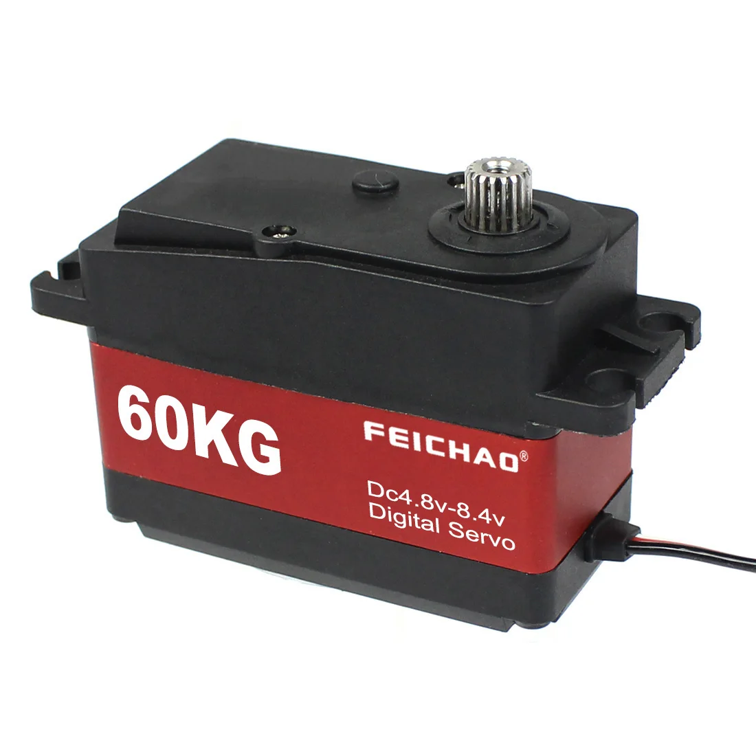 Сервопривод с металлической шестерней 6 В-8 4 в 60 кг цифровой сервопривод высоким