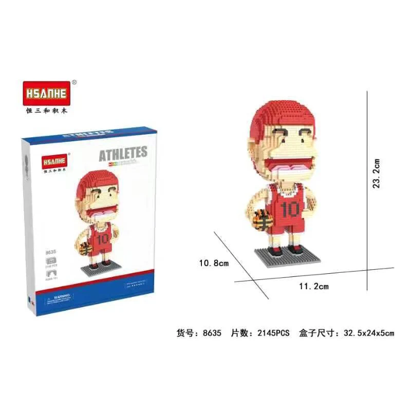 

DIY Basketball idol Model Player star Mini Action Figure Miniature Building Block Brick Toy for Boy birthday gift Rudy Gobert