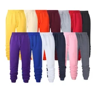 mens and womens casual workout pants workout pants solid color workout pants jogging pants plus size 2021 new thickening