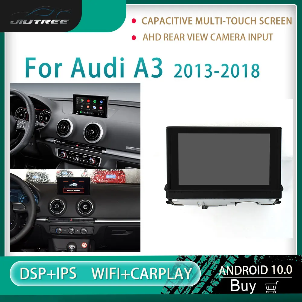 

Автомагнитола 2DIN Android 10 для Audi A3 2013-2018, автомобильное Стерео Авторадио, автомобильное аудио, мультимедийный DvD-плеер, GPS-навигация