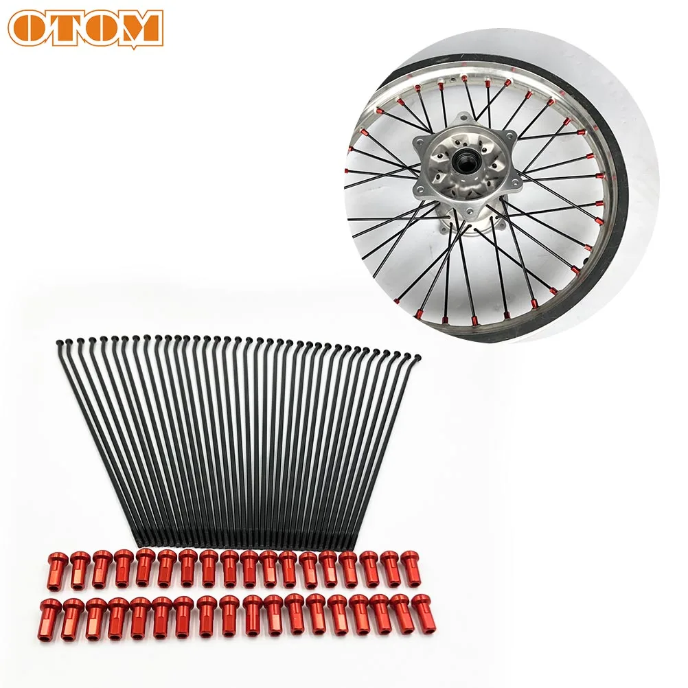 OTOM Motocross 21 переднее 18/19 Заднее Колесо спицы из нержавеющей стали алюминиевая
