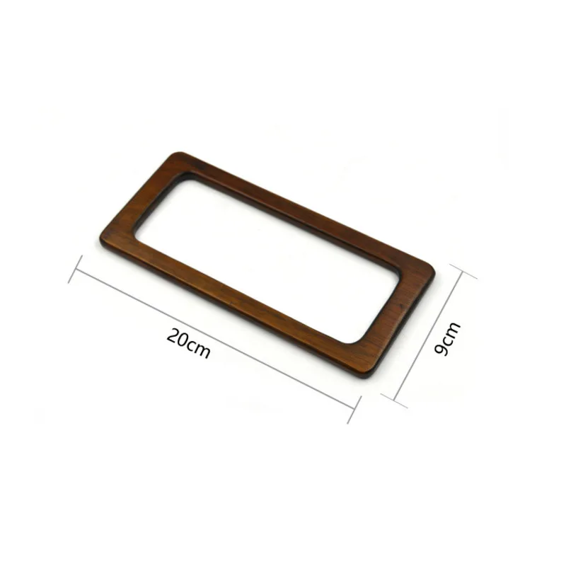

Rectangular Wooden Frame Solid Wood Handmade Wooden Handle DIY Purse Handbag Bag Handles Portable Bag Strap Accessories