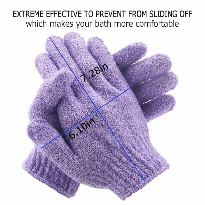 

Bath Glove for Peeling Exfoliating Mitt Shower Scrub Gloves Body Massage Washing Bathing Scrub Sponge Brushes Skin Moisturizing