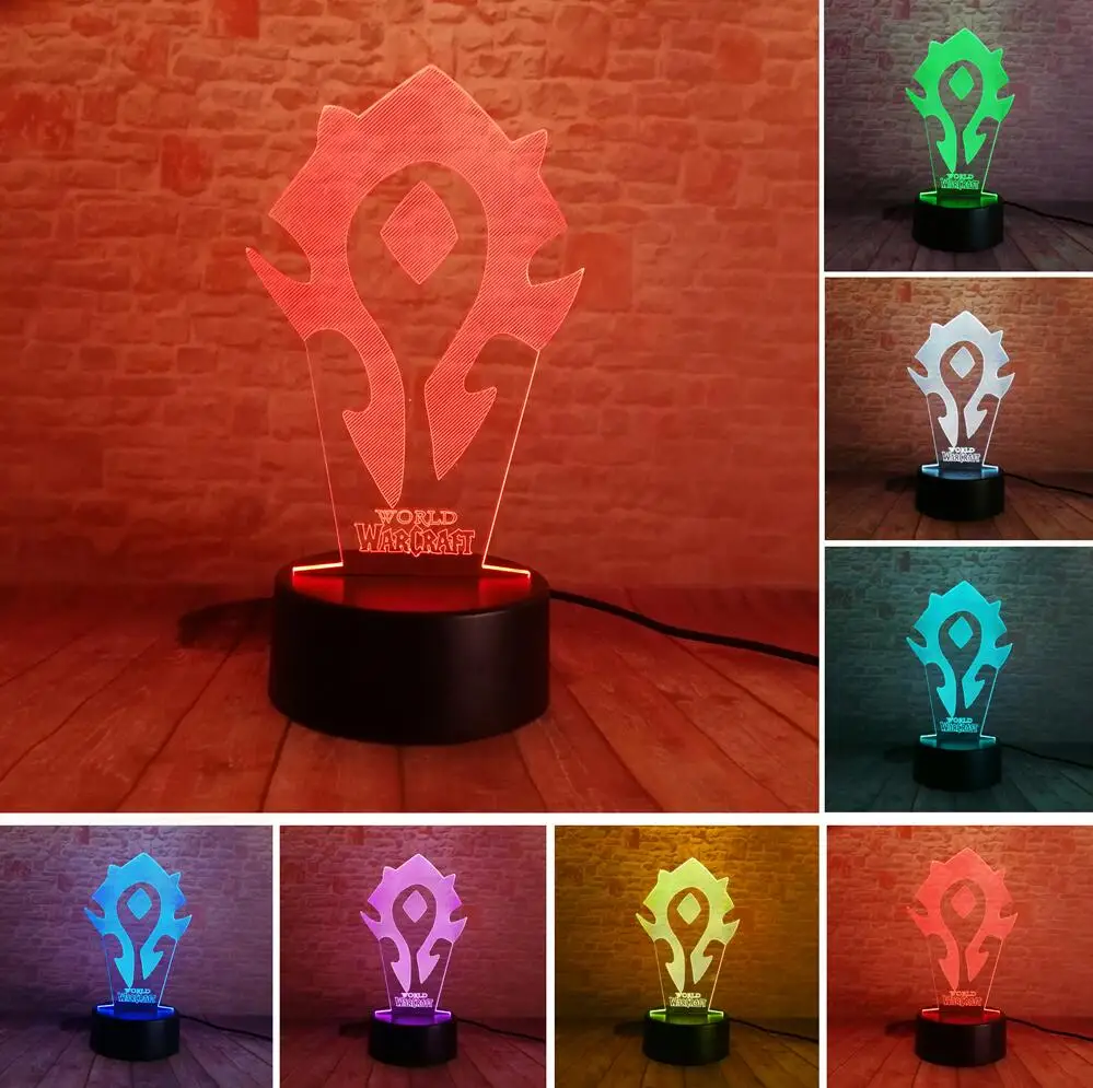 Naruto 6 "Heroes of the Storm" Серия 3 Sylvanas World of Warcraft Forsaken Undead queen Windrunner Wow экшн-фигурка лампа детские подарки - Испускаемый цвет: Naruto 6