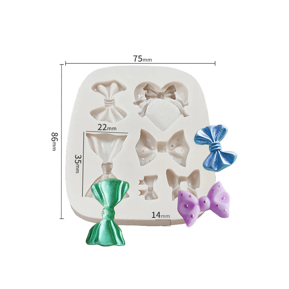 

Multiple Mini Bow Bowknots Shape Cake Mold Chocolate Mold For The Kitchen Baking Cake Tool Diy Cake Decoration Tools