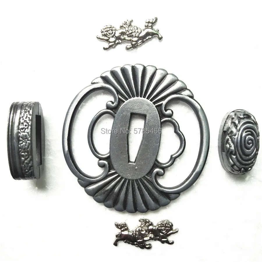 Комплект из сплава Tsuba Guard для японского самурайского меча катаны фитинги