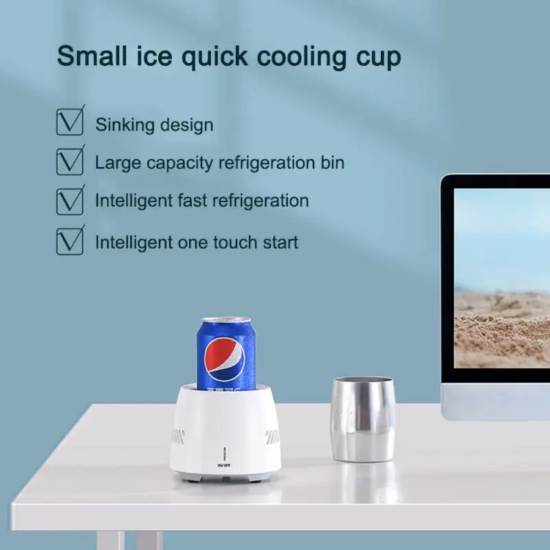 Beverage Quick Cooler Cup Electric Beer Bottle Can Soda Drinks Fast Cooling Mug Ice Bags Barware Bar Tool Accessories |