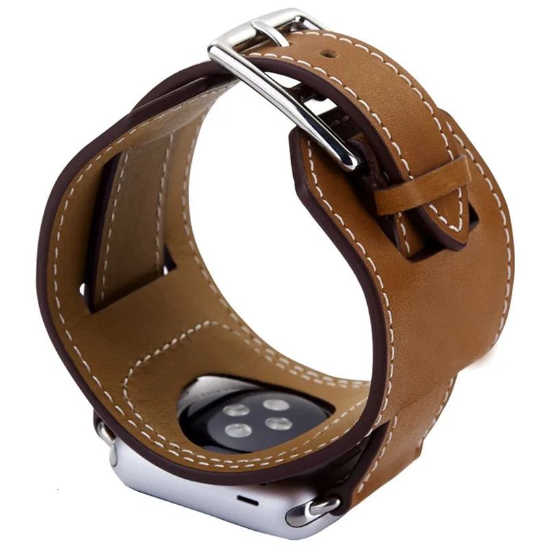 Ремешок из натуральной кожи, двойной браслет, ремешок для часов для Apple Watch, 44 мм, 40 мм, 38 мм, 42 мм, iwatch, серия 5, 4, 3, 2, замена