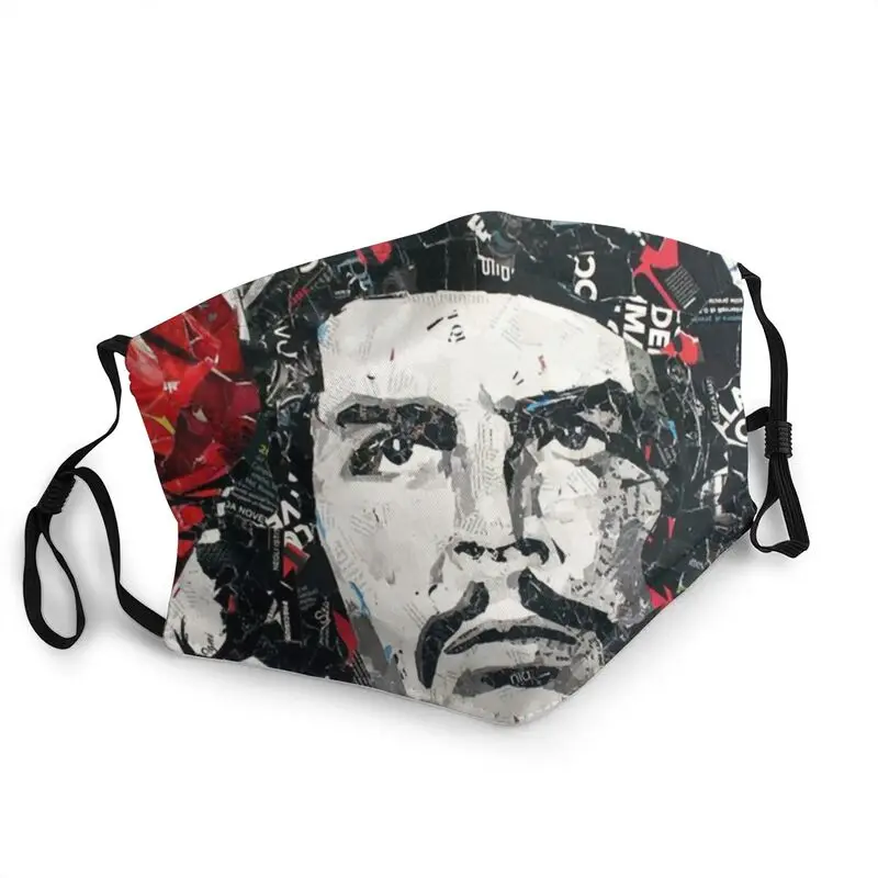 

Che Guevara Breathable Unisex Adult Mouth Face Mask Pop Street Art Anti Dust Protection Cover Respirator Mouth Muffle