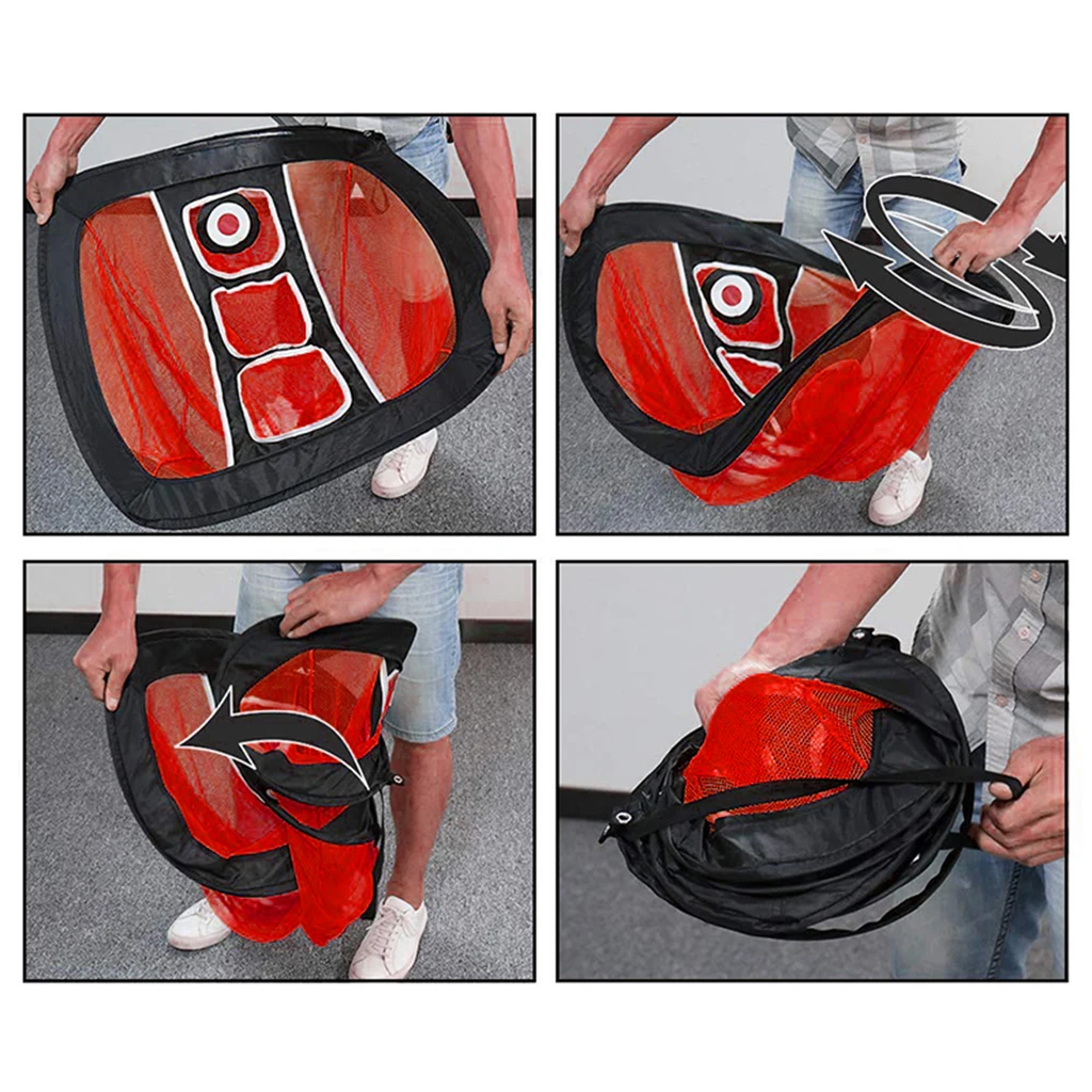 

Golf Chipping Pitching Portable Outdoor Indoor Practice Training Net Aid