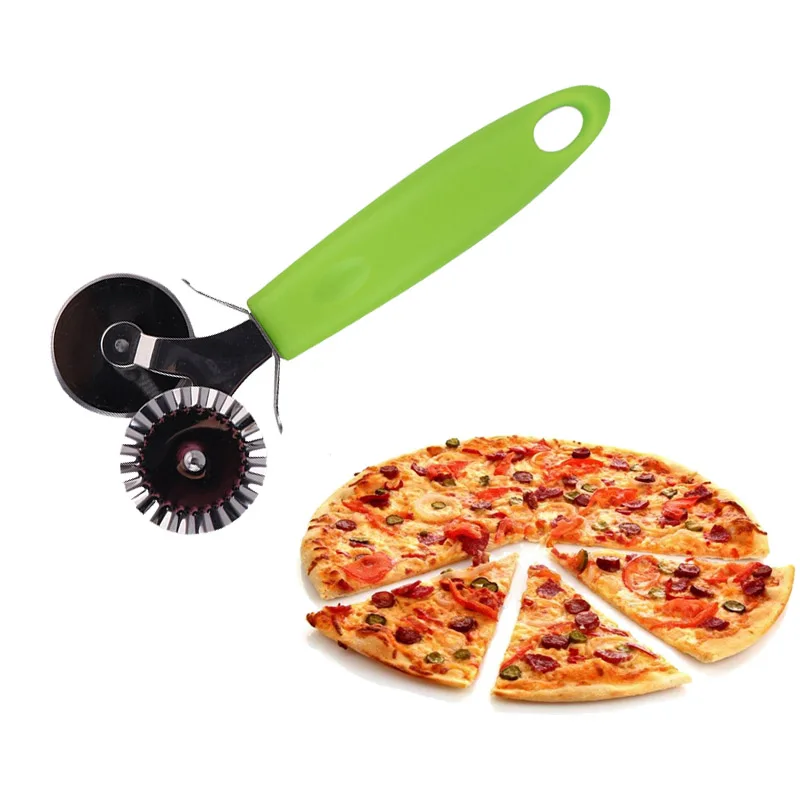 1 шт. нож для пиццы с двойной головкой из нержавеющей стали инструменты торта