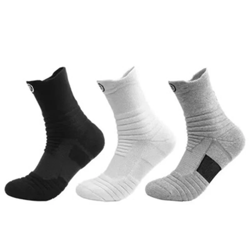 Теплые мужские носки, толстые спортивные хлопковые носки, осенне-зимние Дышащие носки для бега, баскетбола, футбола, отдыха