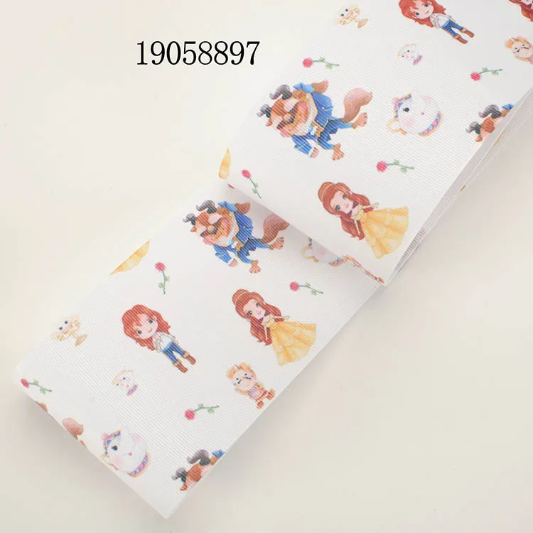 25 мм/38 мм/50 мм/75 мм Grosgrain/атласная лента 5 ярдов термопечать для DIY свадебной