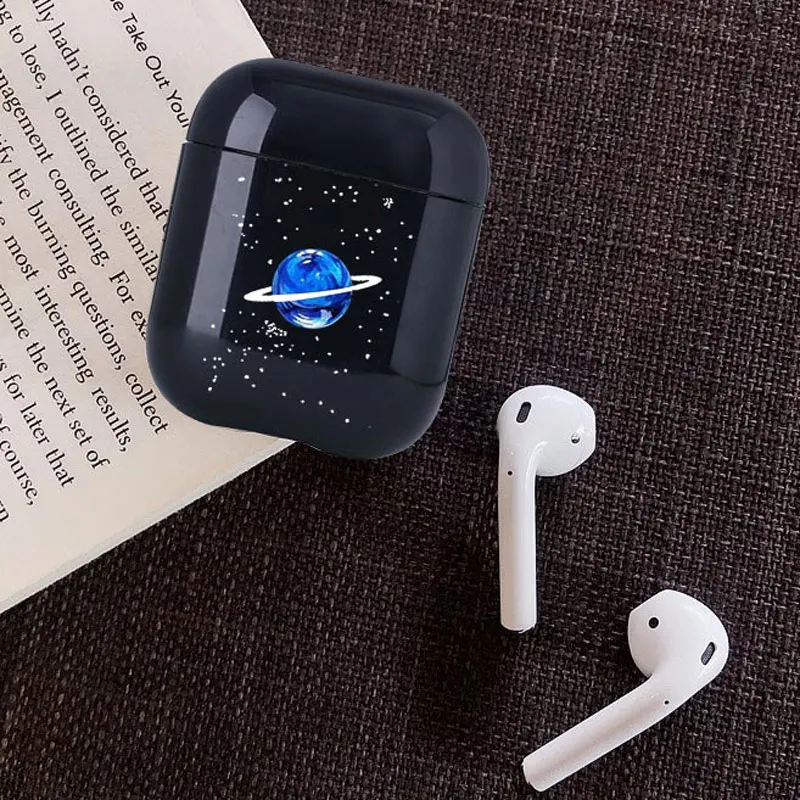 Простая звезда чехол для наушников Apple airpods Универсальный Bluetooth Airpods твердый
