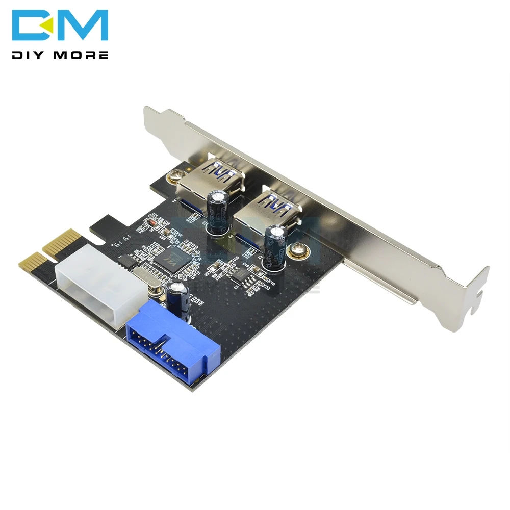 2 порта Экспресс USB 3 0 PCI адаптер передняя панель с 4 контактным и 20 адаптером платы