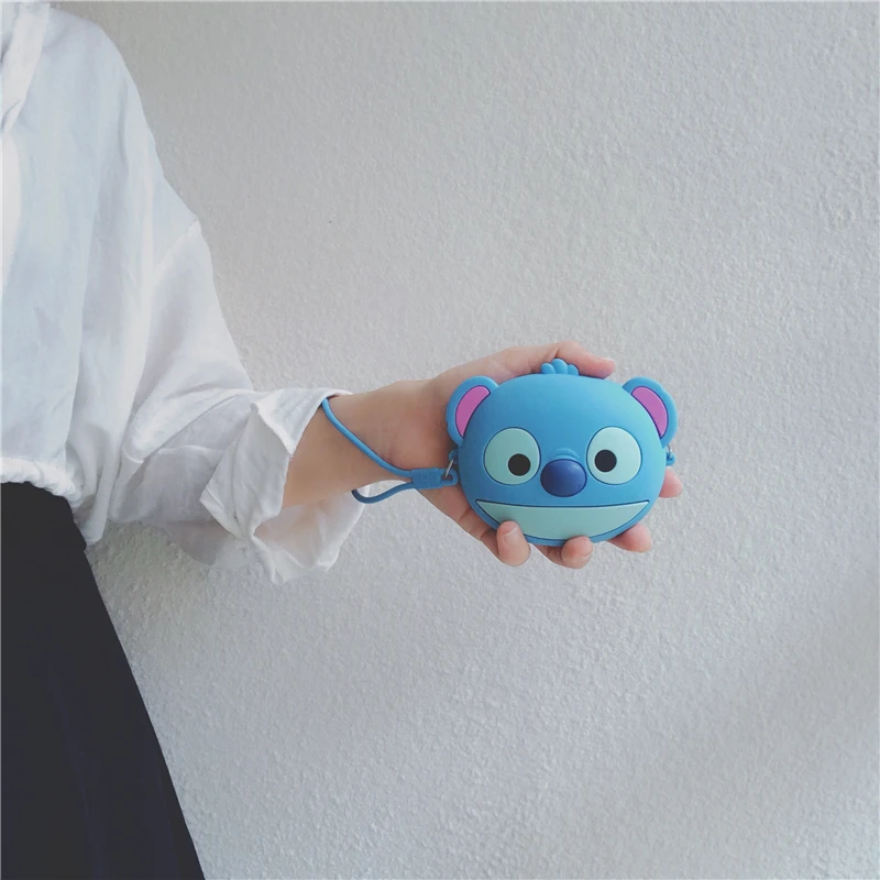 Q UNCLE Kawaii женские силиконовые кошельки для монет, телефонная линия передачи данных, зарядное устройство, посылка Сумки для гарнитур, маленькие кошельки, кошелек, сумка