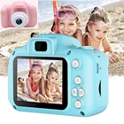 Мини мультяшная камера 2-дюймовый HD экран образовательные детские игрушки портативная видеокамера Цифровая камера SLR камера для детей