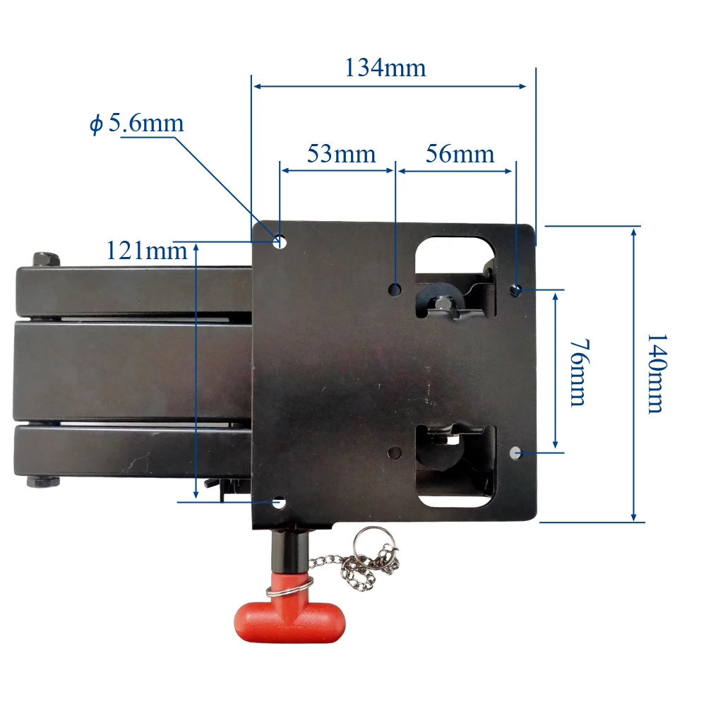 Блокировка RV TV Mount запираемое полное движение настенное крепление легко