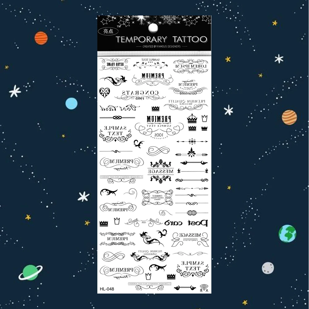 Тату-наклейка на День святого Валентина 5 шт./лот рукава с розовыми губами