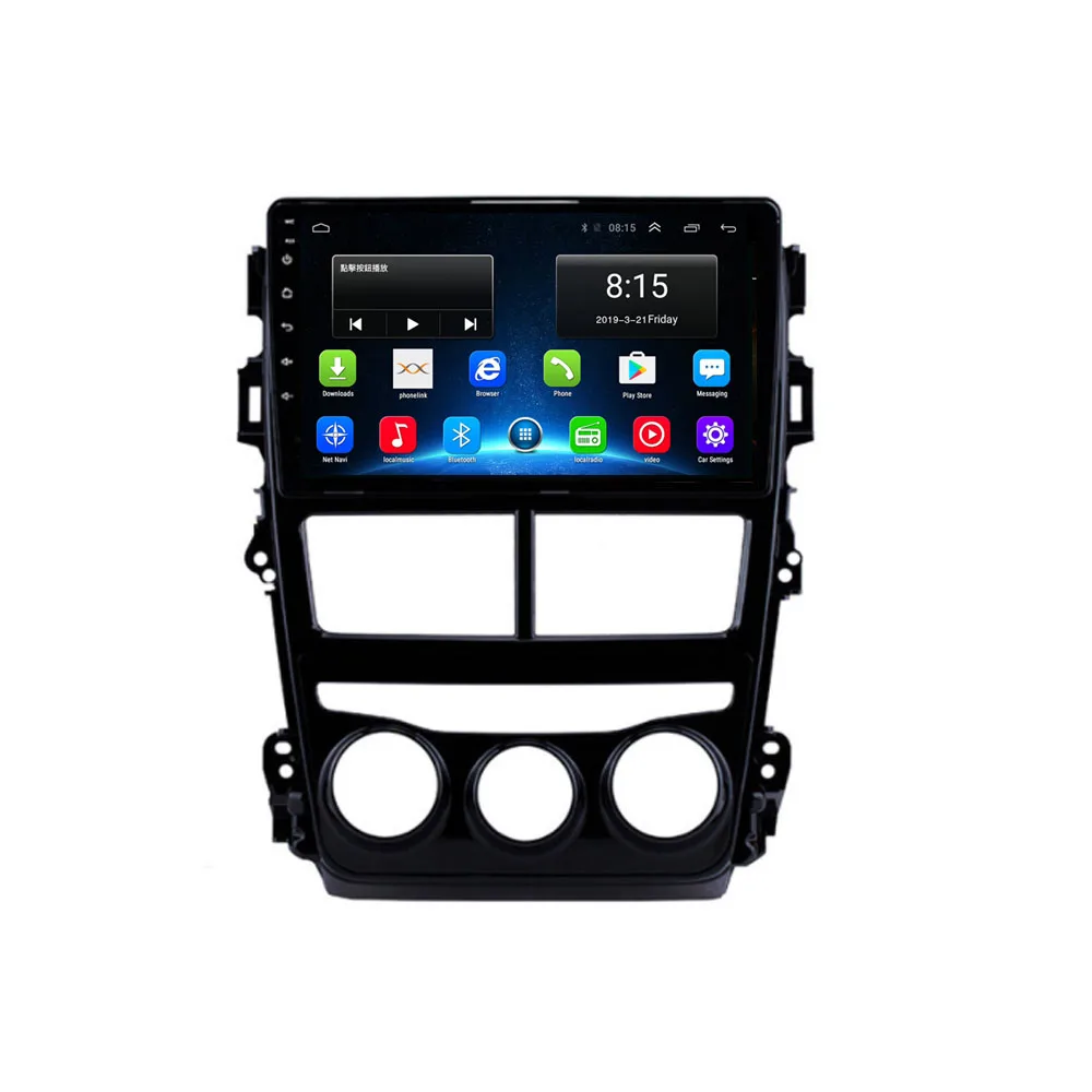 4G LTE Android 8,1 подходит для TOYOTA VIOS YARIS-Мультимедиа стерео автомобильный dvd-плеер навигация gps радио