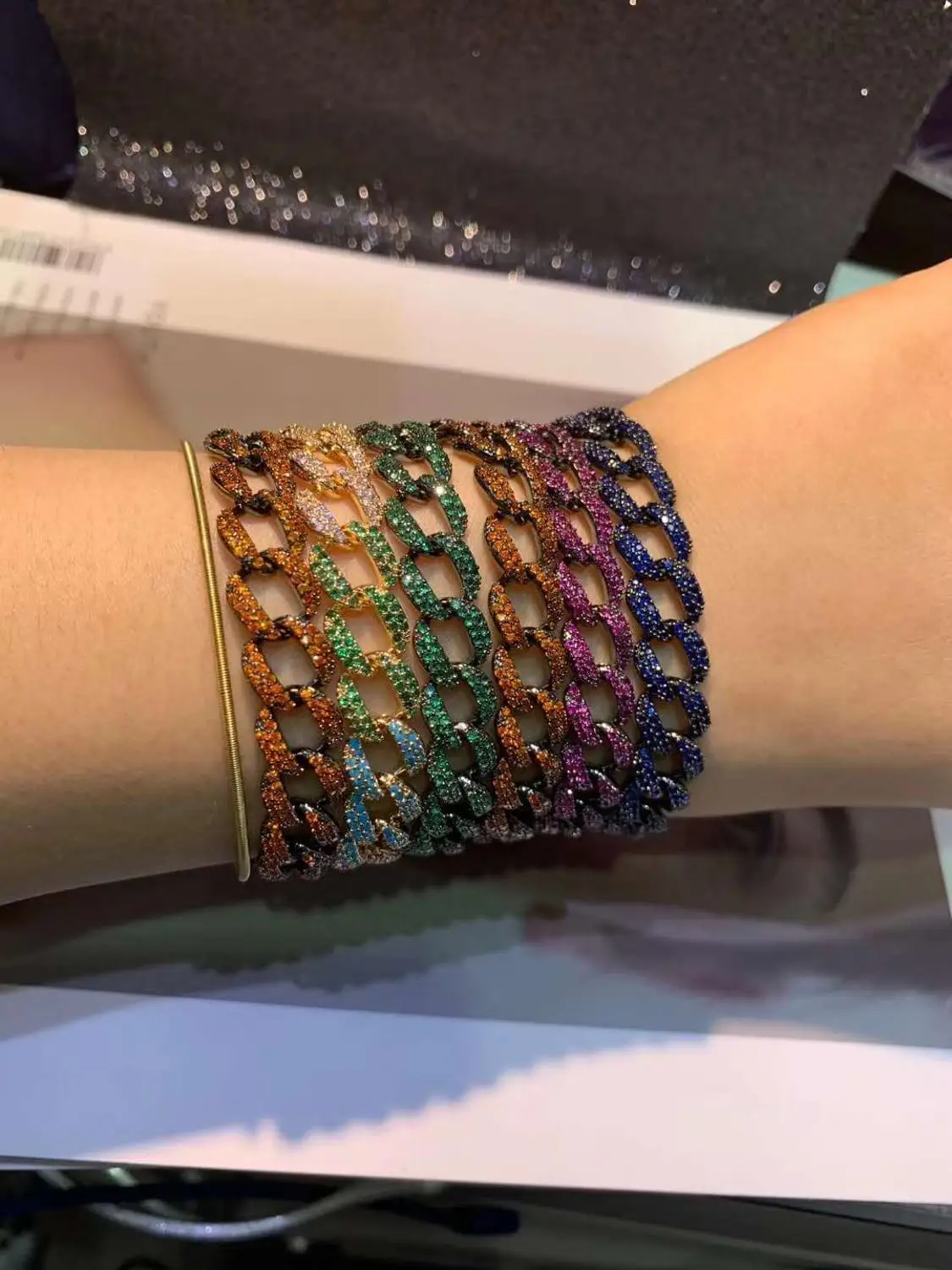 Роскошные женские ювелирные изделия в стиле хип-хоп рок 2020 украшенные