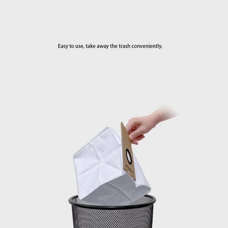 

Dust Bags Side Brushes Sets for Xiaomi Viomi S9 Robot Vacuum Cleaner Spare Parts Leakproof Dust Bag