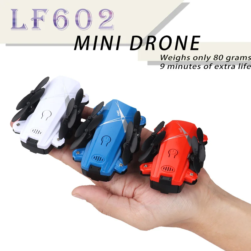 2019 Новый LF602 мини Дрон с Wifi Hd камерой RC Вертолет Fpv дроны складной Квадрокоптер