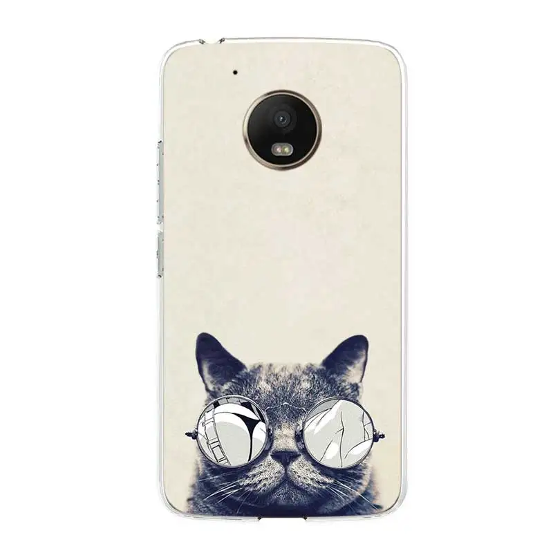 

Cartoon Cat Case Cover For Motorola G9 Play G9 Plus G7 Plus G8 Power Lite Soft Silicone Cases For Moto G5 G5S G6 E5 Back Cover S