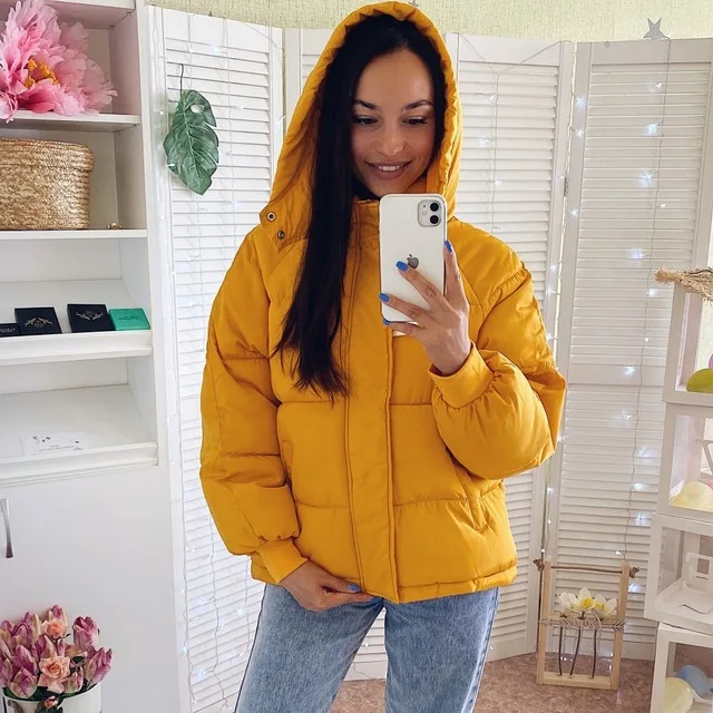 Пуховая стеганая куртка 2020 Новый корейский стиль свободная женская зимняя тренд