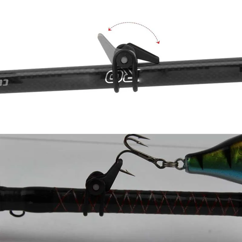 

10Pcs/Bag Plastic Fishing Hook Keeper for Fishing Rod Pole Fishing Lures Bait Safety Holder Fishing Tackle