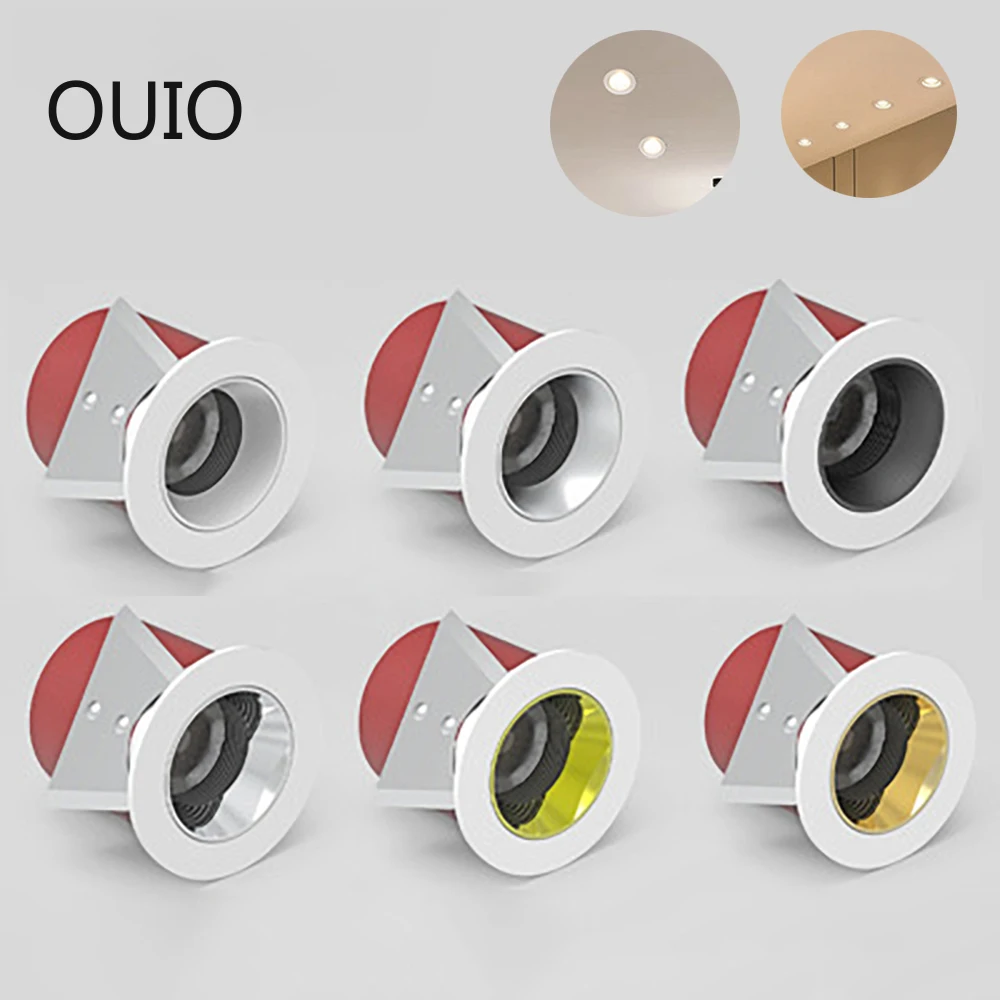 

Round Recessed Spotlight Light 7W/12W/20W For Home and Commercial Lighting AC85~265V Deep Anti-glare Aluminum Ceiling Lamp