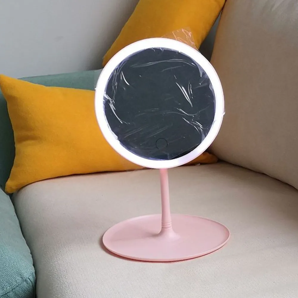 Зеркало для макияжа со светодиодной подсветкой 3 цвета|Зеркала макияжа| |