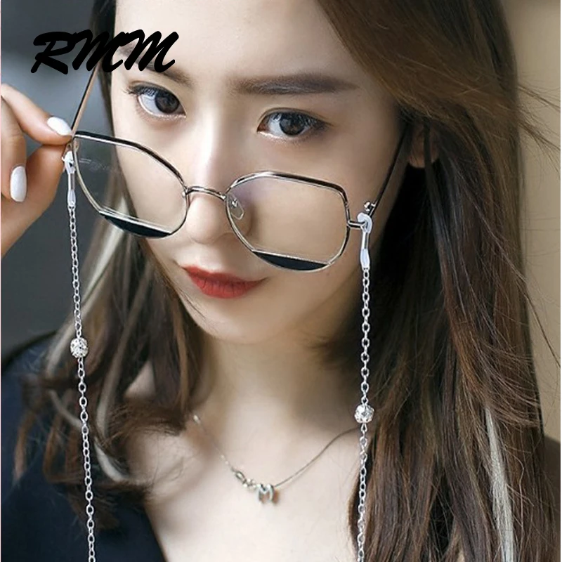 Унисекс Роскошные очки-фонарики солнечные очки с цепочкой для чтения бусинами