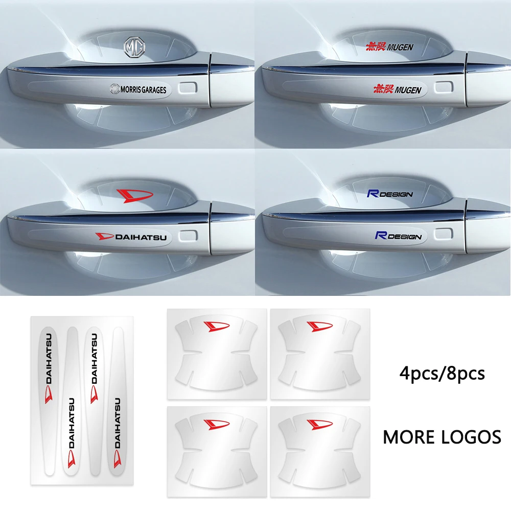 Прозрачная защитная пленка на автомобильную ручку наклейки дверную для Mercedes Benz