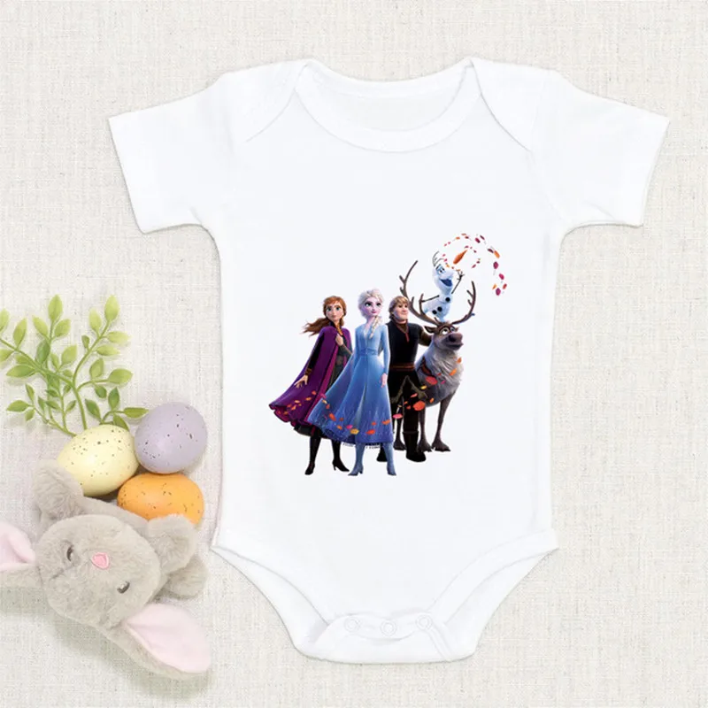 

Disney Fashion Summer Baby Jumpsuit Frozen Olaf Baby Jumpsuit Newborn Short Sleeve Comfortable O-Neck Pajamas Clothes Romper